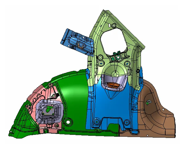 Wheel House Assy Top